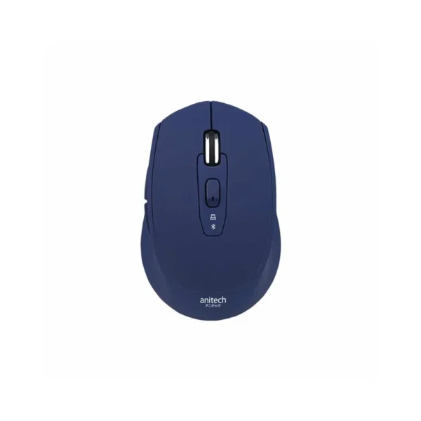 Anitech Mouse Dual Function 2.4G+BT Wireless Mouse (Slient Click)